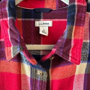 L.L. Bean Plaid Flannel Women’s Shirt